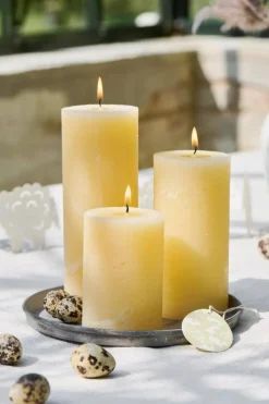 Kynttilät Ja Huonetuoksut^IB Laursen pöytäkynttilä 10 cm rustiikki lemonade