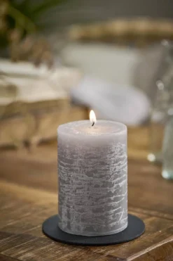 Kynttilät Ja Huonetuoksut^IB Laursen pöytäkynttilä 10 cm rustiikki vaaleanharmaa