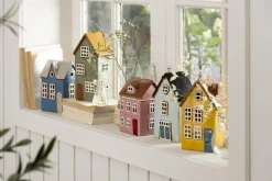 Lyhdyt Ja Kynttilänjalat^IB Laursen talolyhty Nyhavn keltainen