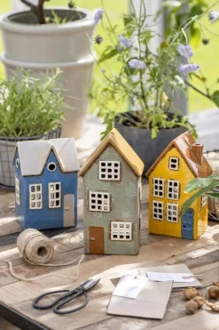 Lyhdyt Ja Kynttilänjalat^IB Laursen talolyhty Nyhavn keltainen