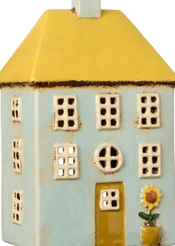 Lyhdyt Ja Kynttilänjalat^IB Laursen talolyhty Nyhavn keltainen katto ja auringonkukka