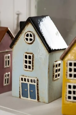 Lyhdyt Ja Kynttilänjalat^IB Laursen talolyhty Nyhavn vaaleansininen