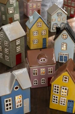 Lyhdyt Ja Kynttilänjalat^IB Laursen talolyhty Nyhavn vaaleansininen