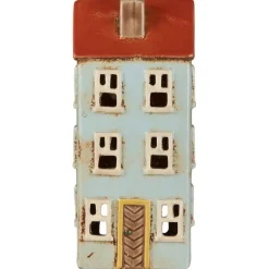 Lyhdyt Ja Kynttilänjalat^IB Laursen talolyhty Nyhavn keltainen oven karmi