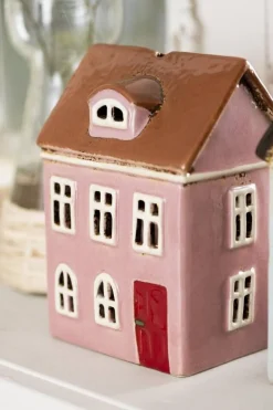 Lyhdyt Ja Kynttilänjalat^IB Laursen talolyhty Nyhavn vaaleanpunainen