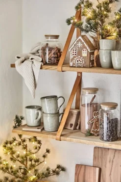 Lyhdyt Ja Kynttilänjalat^IB Laursen talolyhty Stillenat piparkakkutalo