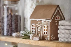 Lyhdyt Ja Kynttilänjalat^IB Laursen talolyhty Stillenat piparkakkutalo