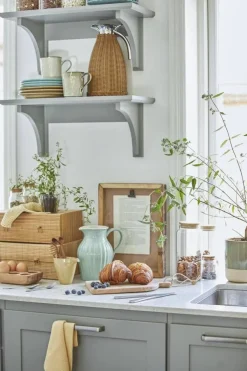 Puhdistus Ja Siivous^IB Laursen tiskiliina kudottu Mynte sitruuna