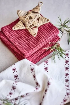 Puhdistus Ja Siivous^IB Laursen tiskiliina 25x25 cm punainen