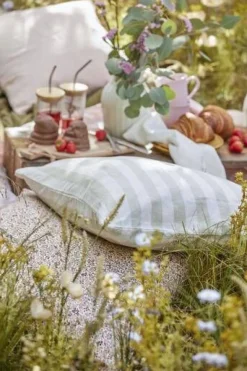 Sisustustekstiilit^IB Laursen tyynynpäällinen Adam 50x50 cm vihreä