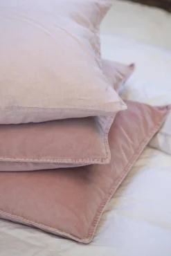 Sisustustekstiilit^IB Laursen tyynynpäällinen sametti rose shadow