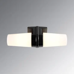 Kosteantilanvalaisimet^Ifu00f6 Electric Ifö Electric Bernadotte keittiö/kylpyhuonevalaisin musta, 2x40W