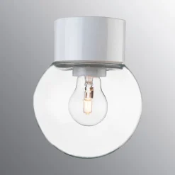 Ulkovalaisimet^Ifu00f6 Electric Ifö Electric Classic Glob Ø150mm, valkoinen, suora posliinikanta