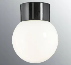 Ulkovalaisimet^Ifu00f6 Electric Ifö Electric Classic Glob Ø150mm, musta, suora posliinikanta