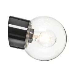 Ulkovalaisimet^Ifu00f6 Electric Ifö Electric Classic Glob Ø150mm, musta, vino posliinikanta