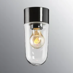 Ulkovalaisimet^Ifu00f6 Electric Ifö Electric Classic valaisin tallikuvulla, musta