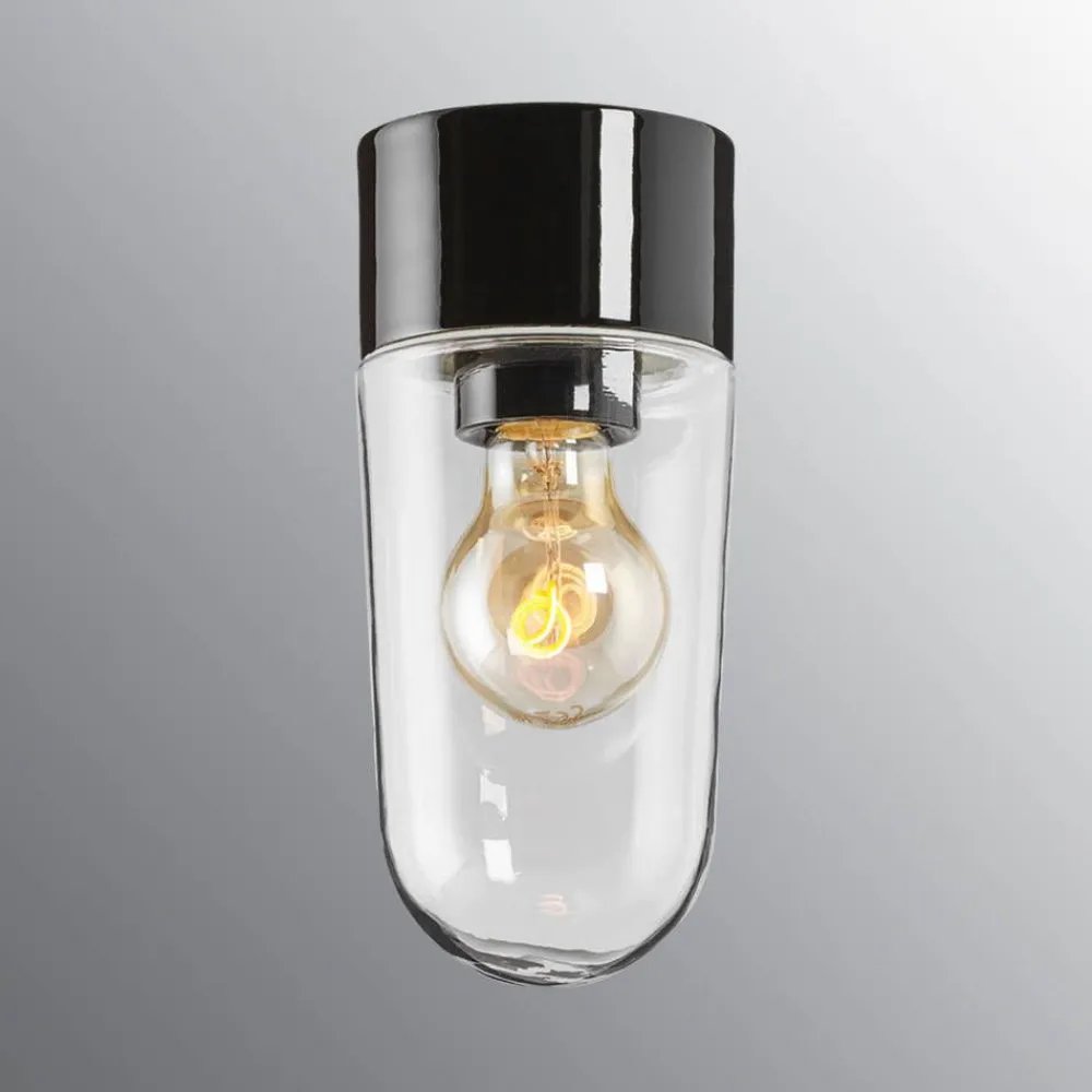 Ulkovalaisimet^Ifu00f6 Electric Ifö Electric Classic valaisin tallikuvulla, musta