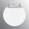 Lamput Ja Valaisintarvikkeet|Sisustusvalaisimet^Ifu00f6 Electric Ifö Electric Lasikupu pyöreä, Ø150mm, kirkas lasi, kierre 84,5mm