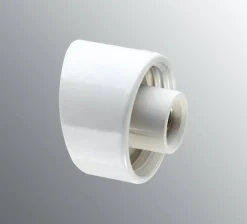 Lamput Ja Valaisintarvikkeet^Ifu00f6 Electric Ifö Electric posliinikanta vino, valkoinen, kierre 84,5 mm