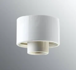 Lamput Ja Valaisintarvikkeet^Ifu00f6 Electric Ifö Electric posliinikanta suora, valkoinen, kierre 84,5 mm