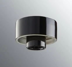 Lamput Ja Valaisintarvikkeet^Ifu00f6 Electric Ifö Electric posliinikanta suora, musta, kierre 84,5mm,