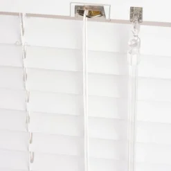 Verhot Ja Verhotarvikkeet^Ihanin alumiinisälekaihdin 25 mm valkoinen 90 x 220 cm