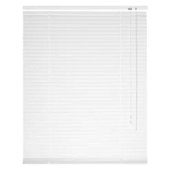 Verhot Ja Verhotarvikkeet^Ihanin alumiinisälekaihdin 25 mm valkoinen 70 x 220 cm