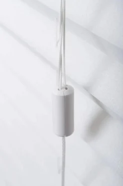 Verhot Ja Verhotarvikkeet^Ihanin kangasvekkiverho 160x170 cm valkoinen