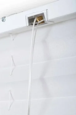 Verhot Ja Verhotarvikkeet^Ihanin kangasvekkiverho 180x170 cm valkoinen