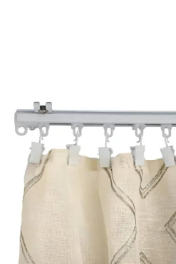 Verhot Ja Verhotarvikkeet^Ihanin U-verhokisko 250 cm valkoinen