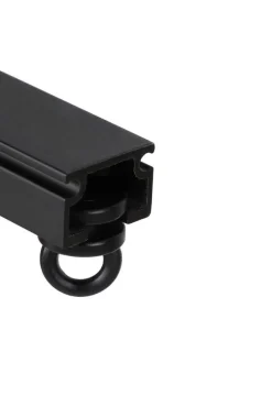 Verhot Ja Verhotarvikkeet^Ihanin verhokiskon pyöröliuku musta 20 kpl