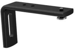 Verhot Ja Verhotarvikkeet^Ihanin verhokiskon seinäkannakkeet M musta 2 kpl