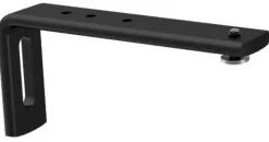 Verhot Ja Verhotarvikkeet^Ihanin verhokiskon seinäkannakkeet L musta 2 kpl