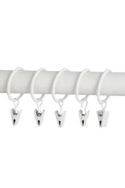 Verhot Ja Verhotarvikkeet^Ihanin verhorenkaat 32/38 mm nipistimellä mattavalkoinen