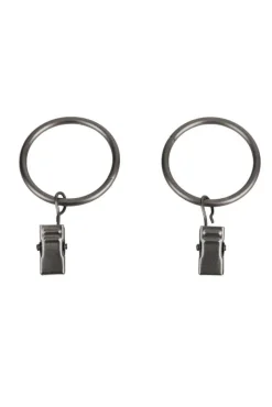 Verhot Ja Verhotarvikkeet^Ihanin verhorenkaat 32/38 mm nipistimellä antrasiitti