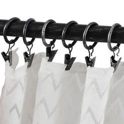 Verhot Ja Verhotarvikkeet^Ihanin verhorenkaat nipistimellä 25/32 mm mustakulta