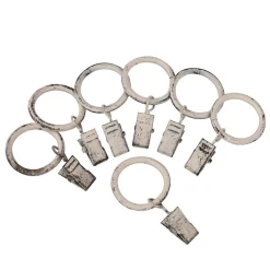 Verhot Ja Verhotarvikkeet^Ihanin verhorenkaat nipistimellä 25/32 mm valkokulta