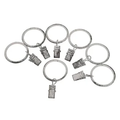 Verhot Ja Verhotarvikkeet^Ihanin verhorenkaat nipistimellä 10 kpl valkokulta