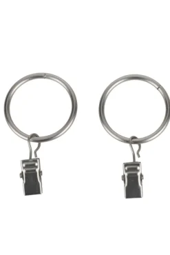 Verhot Ja Verhotarvikkeet^Ihanin verhorenkaat nipistimellä 25/32 mm teräs