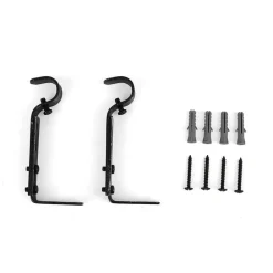 Verhot Ja Verhotarvikkeet^Ihanin verhotangon kannakkeet 19 mm mustakulta