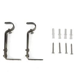 Verhot Ja Verhotarvikkeet^Ihanin verhotangon kannakkeet 19 mm antiikkimessinki