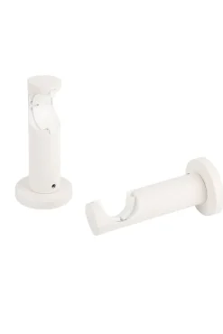 Verhot Ja Verhotarvikkeet^Ihanin verhotangon kannakkeet 19 mm mattavalkoinen