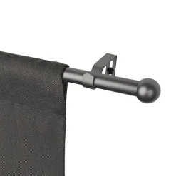 Verhot Ja Verhotarvikkeet^Ihanin verhotanko 120-210 cm antrasiitti