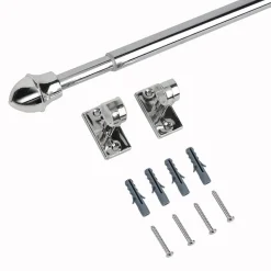 Verhot Ja Verhotarvikkeet^Ihanin verhotanko 75-125 cm kromi