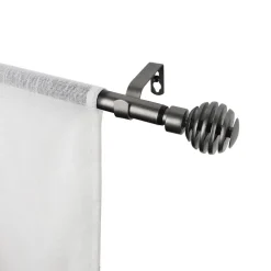 Verhot Ja Verhotarvikkeet^Ihanin verhotanko Alma 160-330 cm antrasiitti