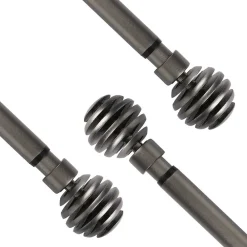 Verhot Ja Verhotarvikkeet^Ihanin verhotanko Alma 160-330 cm antrasiitti