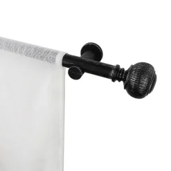 Verhot Ja Verhotarvikkeet^Ihanin verhotanko Amelia 160-330 cm mustakulta