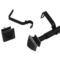 Verhot Ja Verhotarvikkeet^Ihanin verhotanko Clara 160-310 cm mustakulta