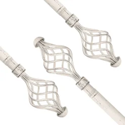 Verhot Ja Verhotarvikkeet^Ihanin verhotanko Elena 120-210 cm valkokulta