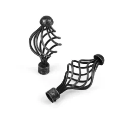 Verhot Ja Verhotarvikkeet^Ihanin verhotanko Elena 120-210 cm mustakulta